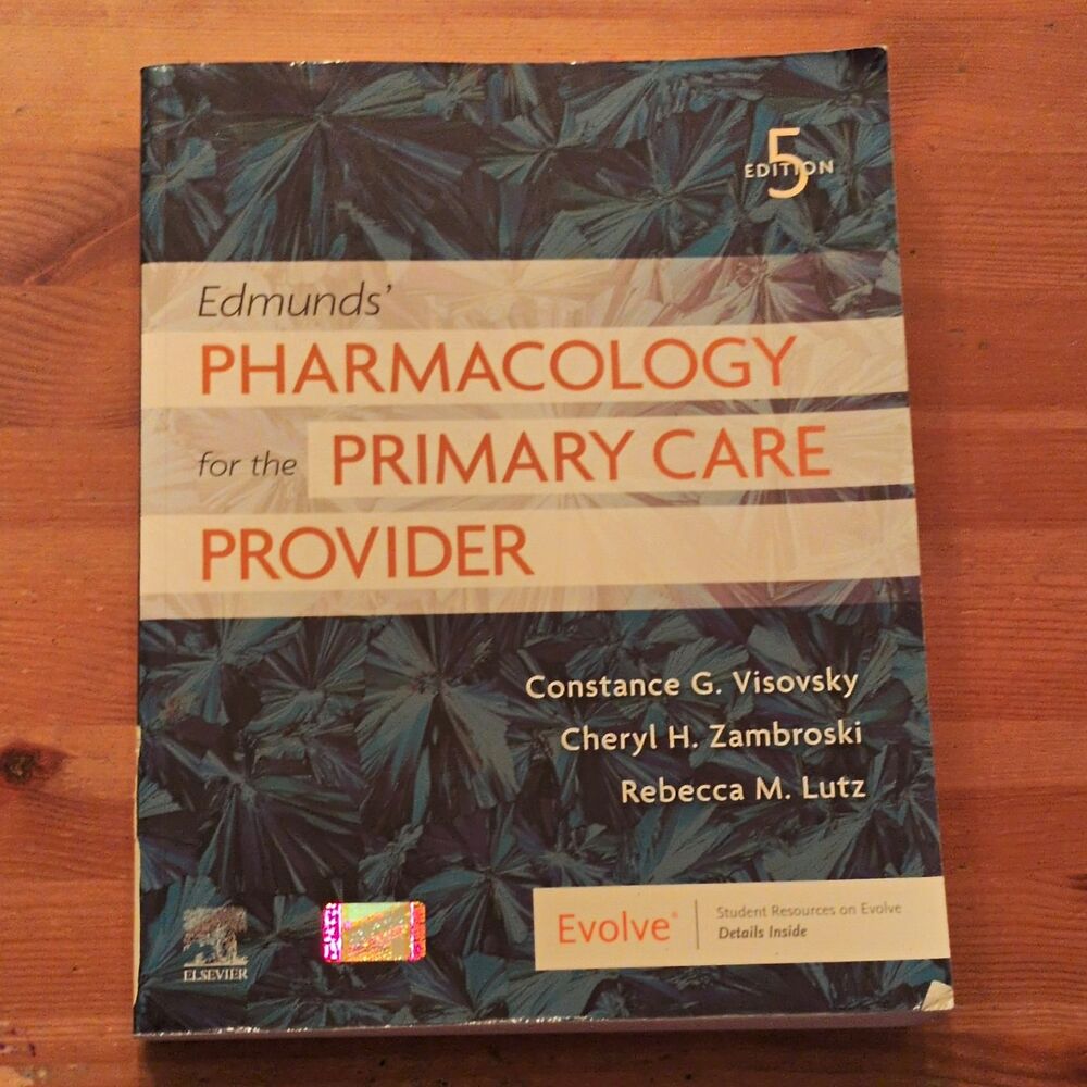 Edmunds' Pharmacology for the Primary Care Provider 5th Ed 2019 PB Visovsky